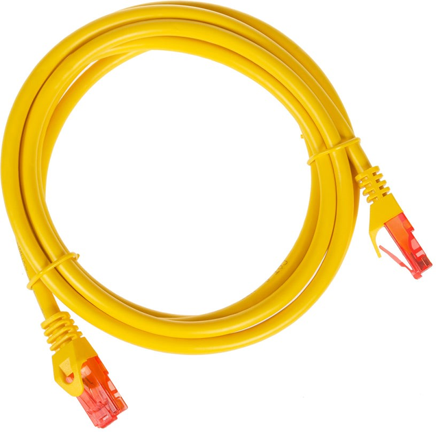 Патч-корд Maclean UTP Cat 6 2 м Yellow (5902211106043) - зображення 2