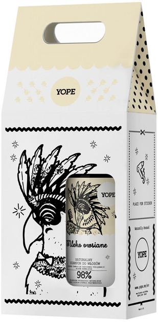 Zestaw Yope Mleko Owsiane szampon do włosów naturalny 300 ml + odżywka do włosów 170 ml (5900168901704) - obraz 1