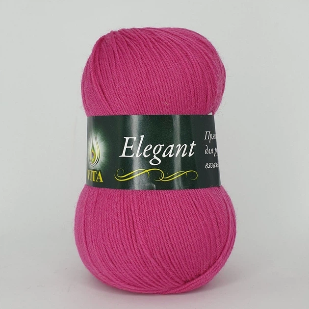 Пряжа Vita Elegant 2088 малина - Фото 1 Пряжа Vita Elegant 2088 малина - изображение 1