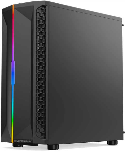 Obudowa SilentiumPC Signum SG1Q EVO TG ARGB Black (5903018661179) - obraz 4