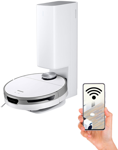 Робот-пылесос Samsung Bespoke Jet Bot+ VR30T85513W/UK – фото, отзывы ...