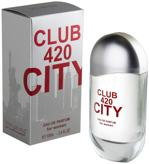Woda perfumowana damska Linn Young Club 420 City Women 100 ml (8715658400899) - obraz 1