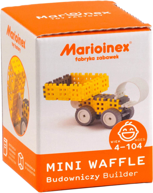 Konstruktor Marioinex Mini Wafle Budowniczy 42 elementy (5903033902578) - obraz 1