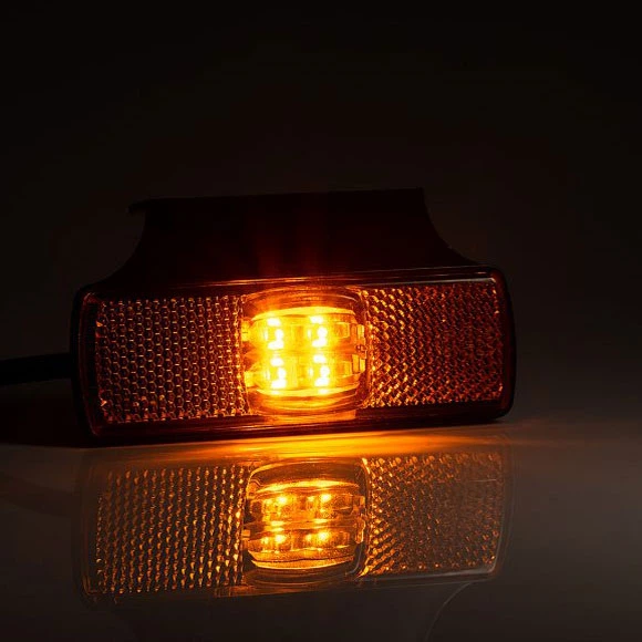 Ліхтар габаритний Fristom жовтий на кронштейні з кабелем FT-017 Z+K LED - изображение 3