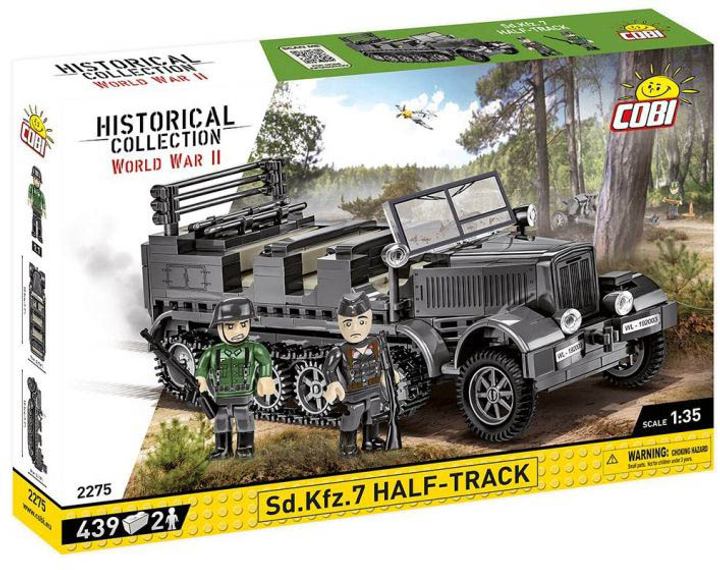 Konstruktor Cobi Historical Collection World War II Sd Kfz 7 Half Track 439 elementów (5902251022754) - obraz 1