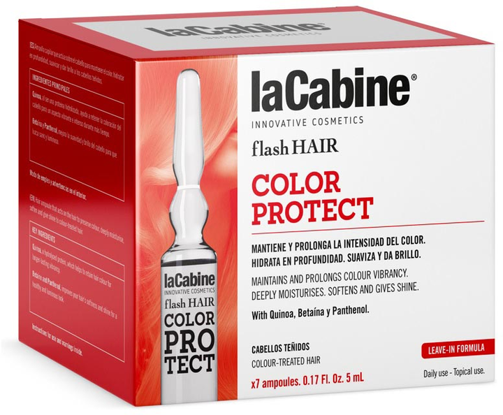 Ампули для волосся La Cabine Color Protect 7 x 5 мл (8435534409920) - зображення 1