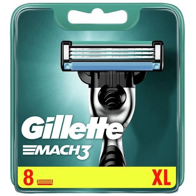 Wkłady wymienne do golenia Gillette Mach3 8 szt (7702018575596) - obraz 1