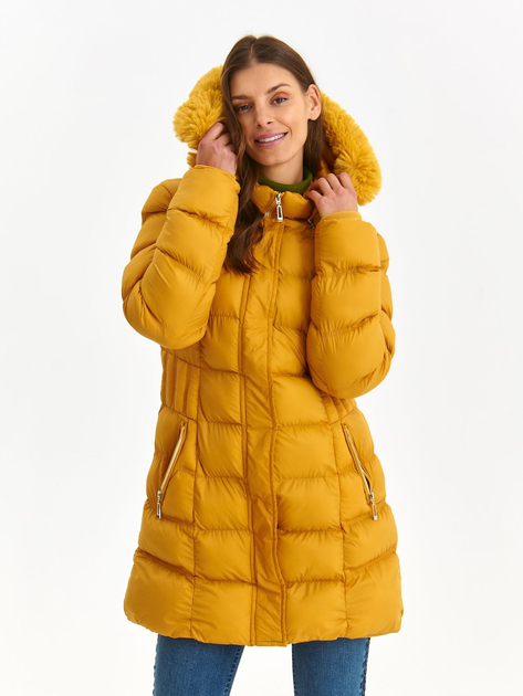 Куртка зимова жіноча Top Secret SKU1356ZO 36 Жовта (5903411420403) - зображення 1
