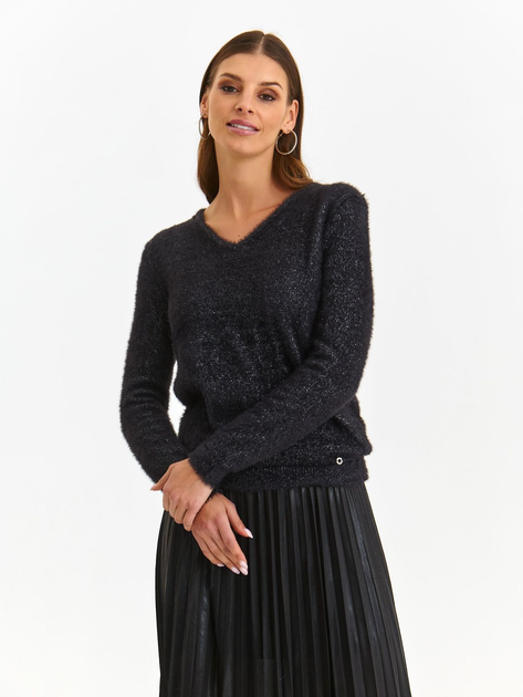 Пуловер жіночий Top Secret SSW3630CA 38 Чорний (5903411539822) - зображення 1
