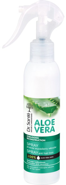 Spray do włosów Dr. Sante Aloe Vera Anti Hair-Loss przeciw wypadaniu włosów 150 ml (8588006038422) - obraz 1