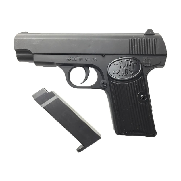 Детский пистолет Airsoft Gun M17 металлический на пульках Черный - изображение 1
