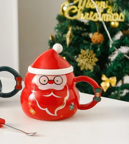 Кружка заварочная новогодняя Merry Christmas 3 13321 480 мл - изображение 2