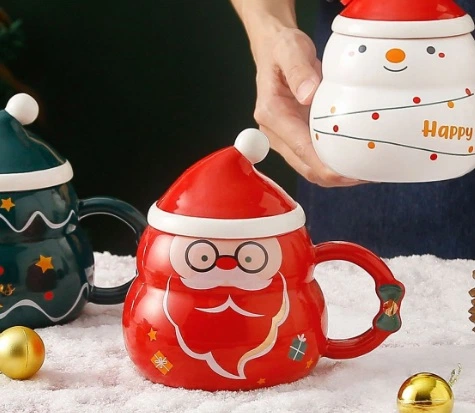 Кружка заварочная новогодняя Merry Christmas 3 13321 480 мл - изображение 3