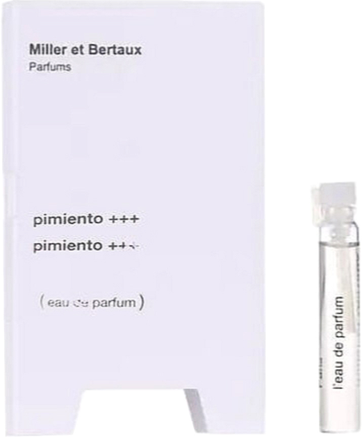 Акція на Пробник Парфумована вода унісекс Miller et Bertaux Pimiento +++ 2 мл від Rozetka