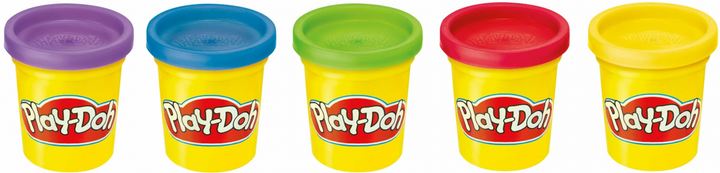 Набір пластиліну Hasbro Play-Doh Знову до школи 5 шт (F7368) (5010996119223) - зображення 3