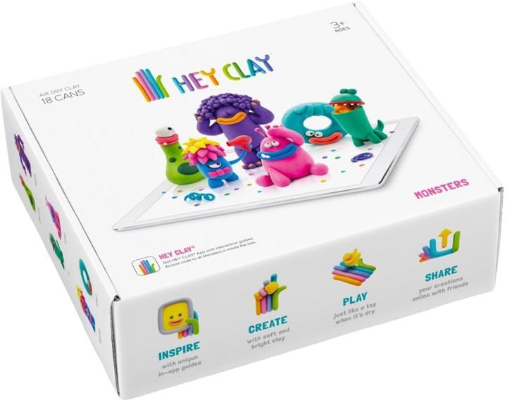 Пластичная масса для лепки TM Toys Hey Clay Чудовиська (5904754602709) - зображення 3