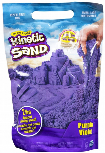Piasek kinetyczny Kinetic Sand Żywe Kolory Fioletowy 907 g (5902002100113) - obraz 1