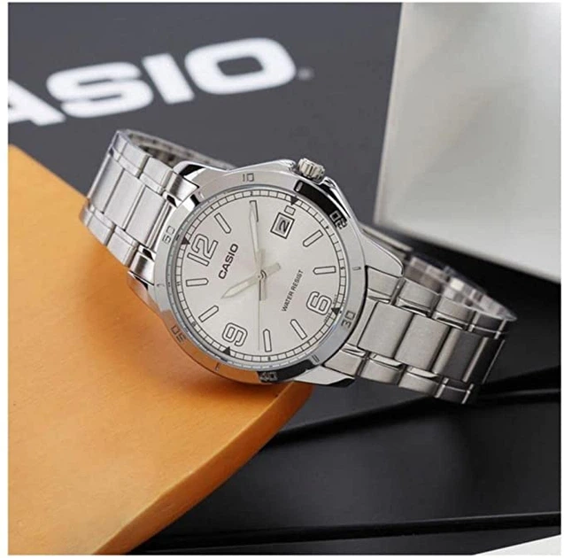 Серебристые наручные часы Casio MTP-V004D-7B2UDF. - Фото 6 Серебристые наручные часы Casio MTP-V004D-7B2UDF. - изображение 6