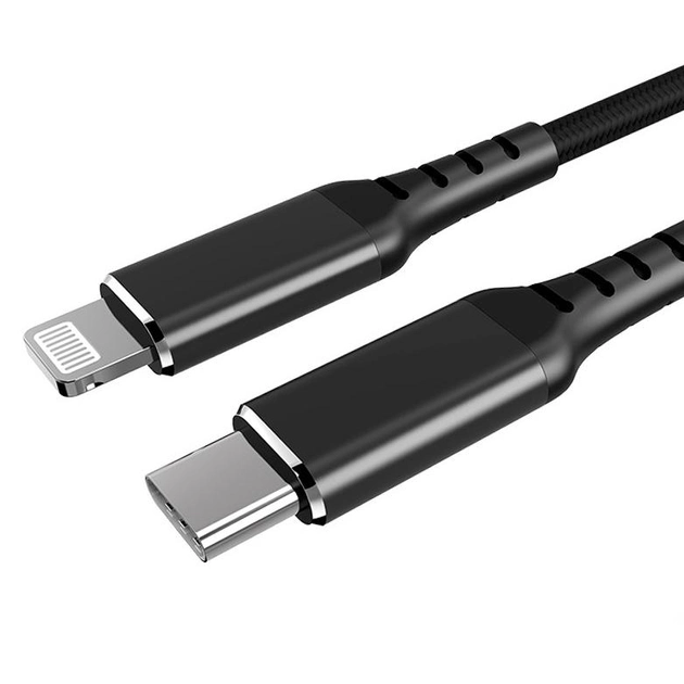 Кабель Silicone Cable USB C to Lightning 27W (2m) Veron CL07 (K7P499BZ5X) - Фото 3 Кабель Silicone Cable USB C to Lightning 27W (2m) Veron CL07 (K7P499BZ5X) - зображення 3