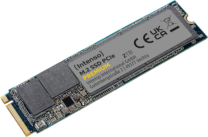 SSD диск Intenso Premium 2TB M.2 NVMe PCIe 3D NAND SLC (3835470) – фото ...
