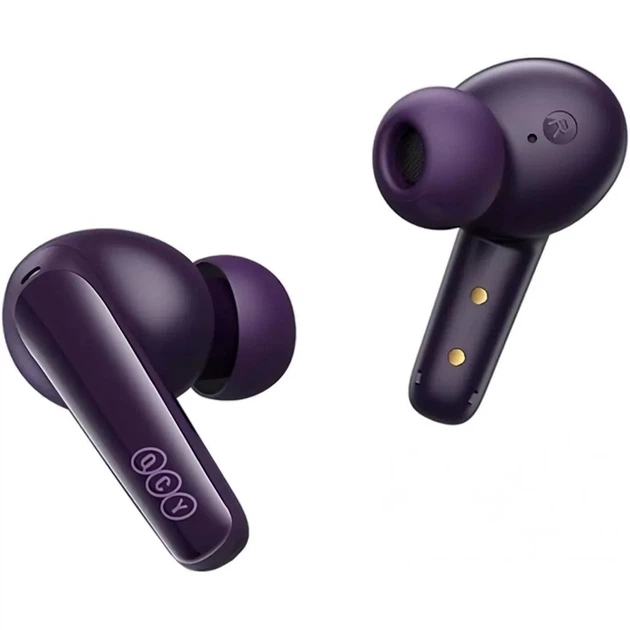 Беспроводные TWS наушники QCY T13X Violet - изображение 2