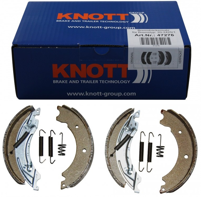 Комплект тормозных колодок Knott для колесных тормозов KNOTT 20-2425/1 200x50 оригинал 90173 - изображение 1