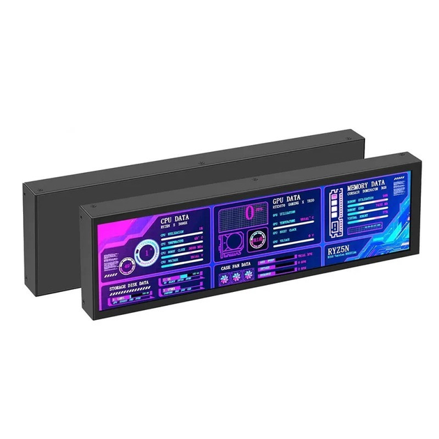 Вторинний USB дисплей 8.8'' для моніторинга ресурсів для ПК, AIDA64 ...