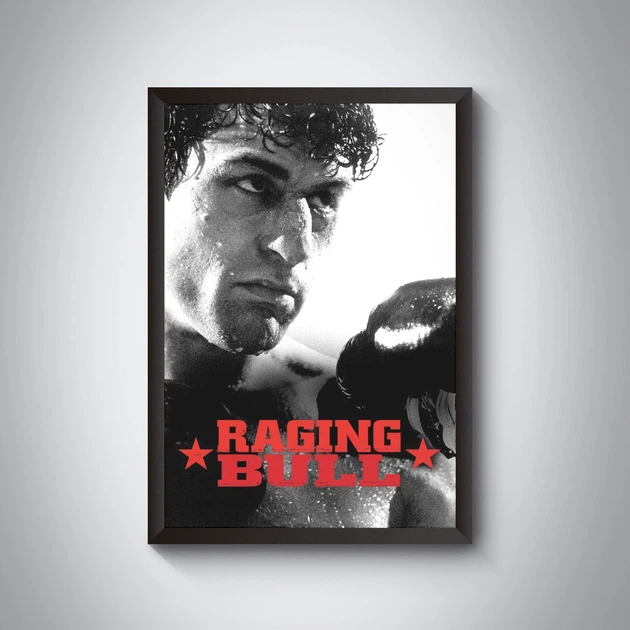 Постер фильма Скорсезе Raging Bull / Бешеный бык / Роберт Де Ниро - Фото 2 Постер фильма Скорсезе Raging Bull / Бешеный бык / Роберт Де Ниро - изображение 2