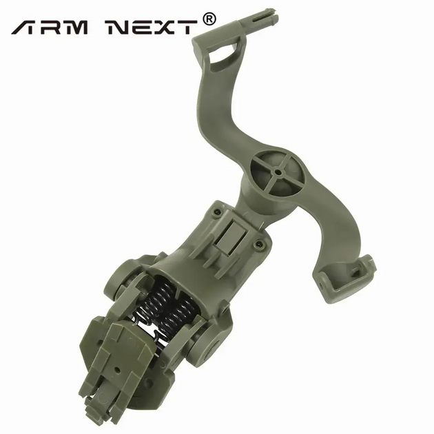 Кріплення чебурашки ARM Next S40 для навушників на шолом Оливковий (Kali) - зображення 2