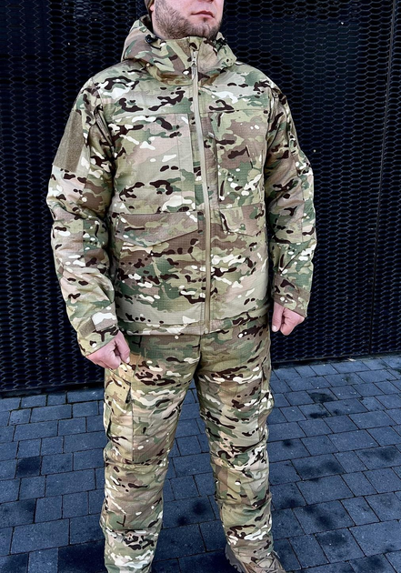 Зимняя военная форма мультикам тактическая форма зимняя multicam зимний костюм Омни-Хит M - изображение 1