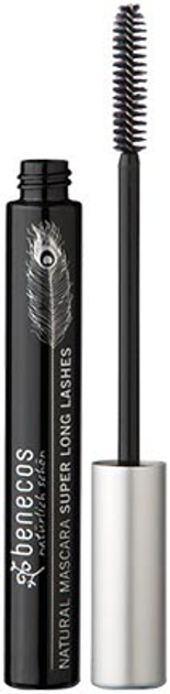 Туш для вій Benecos Natural Mascara Super Long Lashes подовження Carbon Black 8 мл (4260198090573) - зображення 1