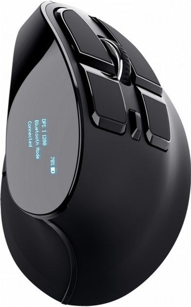 Миша Trust Voxx Rechargeable Ergonomic Wireless Black (8713439237313) - зображення 1