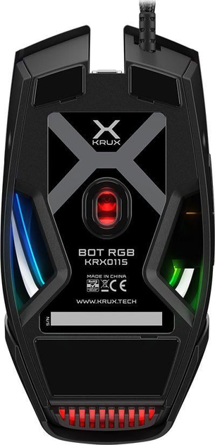 Mysz Krux Bot RGB USB Czarna (KRX0115) - obraz 16