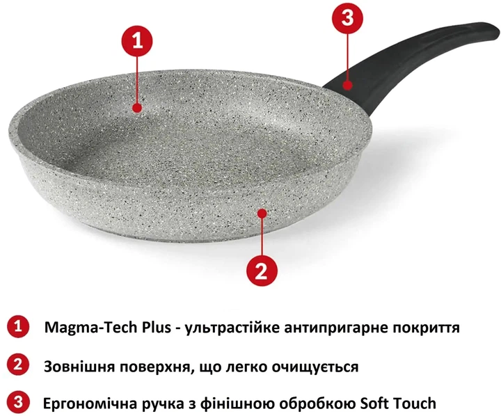 Сковорода Flonal Dura Induction 24 см (DUIPD2430) - изображение 6