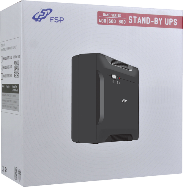 UPS FSP Nano 600 600VA 360W (PPF3600210) - obraz 2