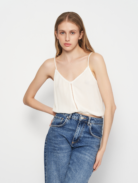 Топ жіночий H&M 0669710_біл 38 Молочний від Rozetka на платформі USKIDKA Акція на Топ жіночий H&M 0669710_біл 38 Молочний від Rozetka