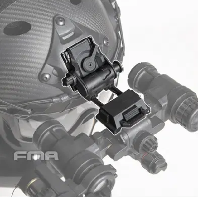 Крепление Wilcox L4G24 для прибора ночного видения на шлем металл Черный (Kali) AI317 - изображение 2