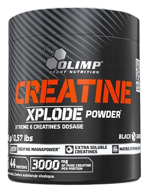 Kreatyna Olimp Xplode Powder 260 g Pomarańcza (5901330079313) - obraz 1