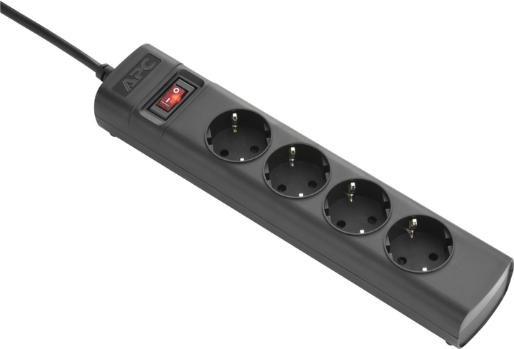 Мережевий фільтр APC UPS Power Strip, Locking IEC C14 TO 4 Outlet (CEE 7/3), 230V Black (PZ42IZ-GR) - зображення 1