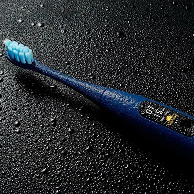 Розумна зубна електрощітка Oclean X Pro Navy Blue (OLED) (Міжнародна версія) (6970810551068) - зображення 2