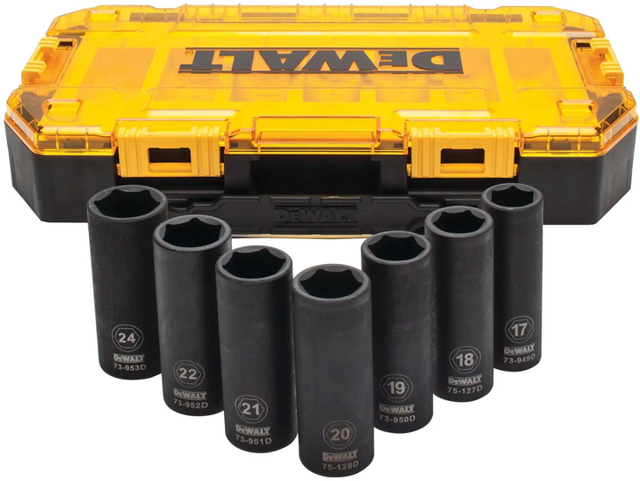 Набор головок DeWalt 1/2 7 предметов (DWMT74737-0) – фото, отзывы ...