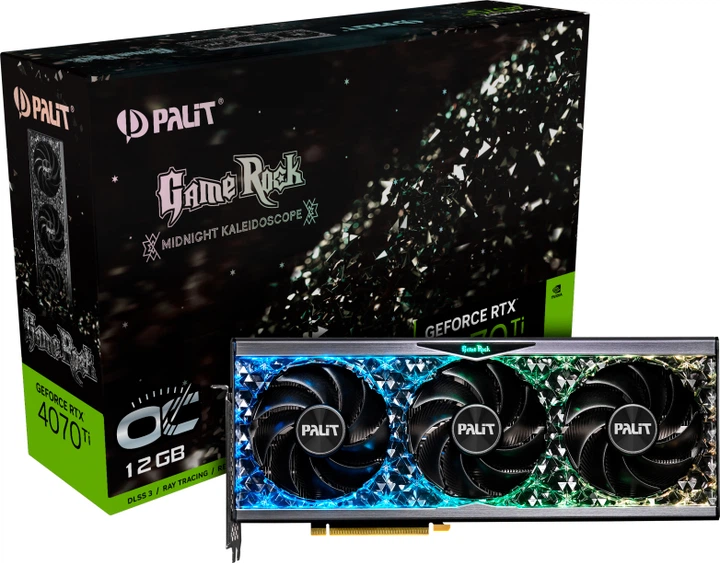 Karta graficzna Palit PCI-Ex GeForce RTX 4070 Ti GameRock OC 12GB GDDR6X (192bit) (2775/21000) (HDMI, 3 x DisplayPort) (NED407TU19K9-1045G) - obraz 10