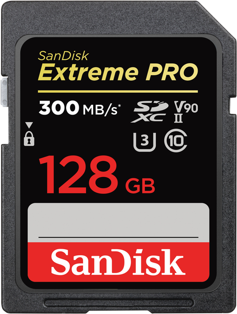 Карта пам'яті SanDisk Extreme PRO SDXC 128GB Class 10 UHS-II V90 (SDSDXDK-128G-GN4IN) - зображення 1