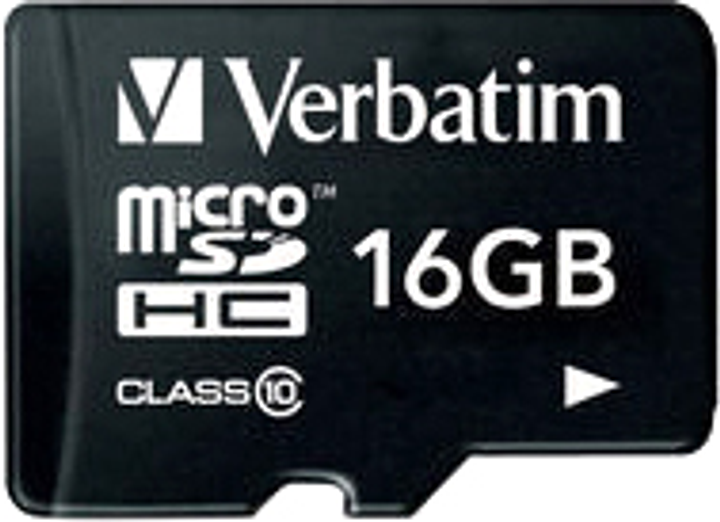 Karta pamięci Verbatim Premium MicroSDHC 16 GB Class 10 (23942440109) - obraz 1