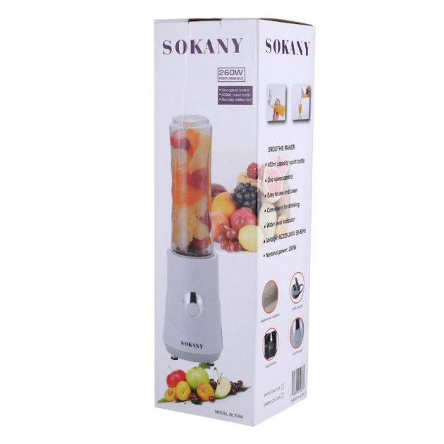 Кухонный Блендер Sokany BL709A портативный стакан для смузи 260 Вт 0,4 ...