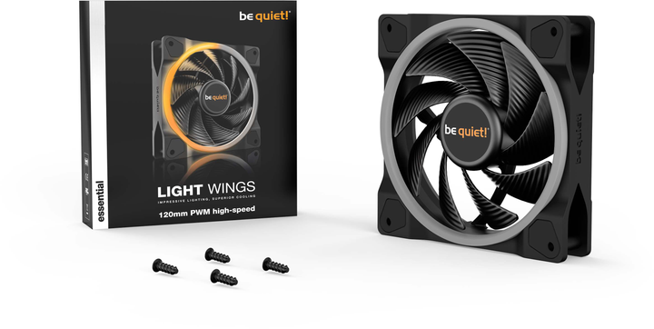 Chłodzenie be quiet! Light Wings 120 mm PWM High-Speed (4260052188774) - obraz 5