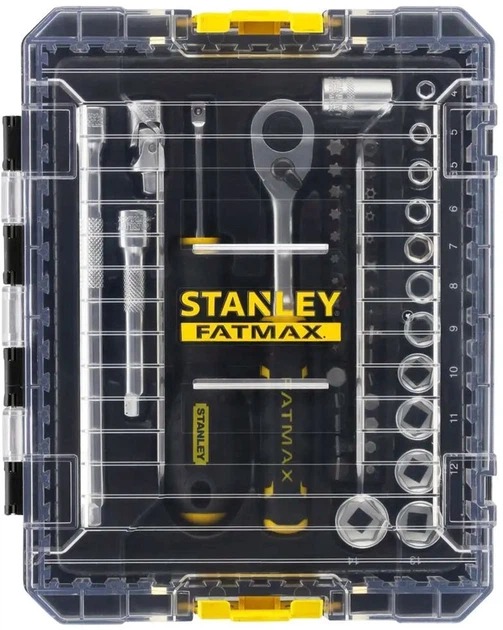 Набір торцевих головок Stanley 1/4 FATMAX Maxi Drive шестигранних 48 предметів (FMMT98101-0) - зображення 3