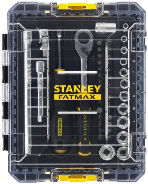 Набір торцевих головок Stanley 1/4 FATMAX Maxi Drive шестигранних 48 предметів (FMMT98101-0) - зображення 7