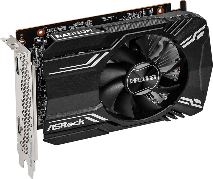 Видеокарта Asrock PCI-Ex RX 6400 Challenger ITX 4GB GDDR6 (64bit) (1923/16000) (1 x HDMI, 1 x DisplayPort) (90-GA3CZZ-00UANF) - изображение 2