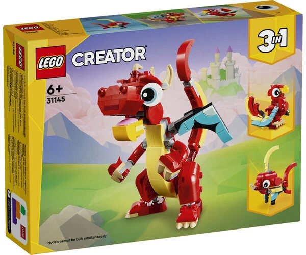 Конструктор LEGO Creator Червоний дракон (31145) - Фото 1 Конструктор LEGO Creator Червоний дракон (31145) - зображення 1